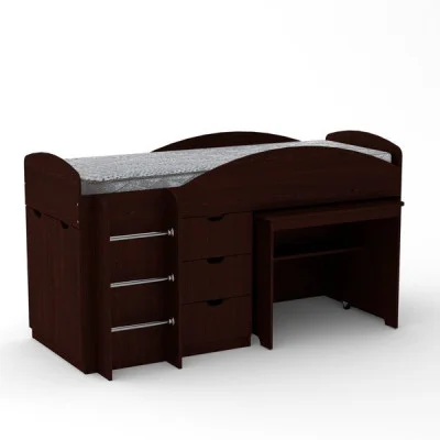 Loft bed Universal, wenge